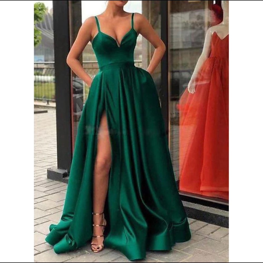 Emerald Green gown